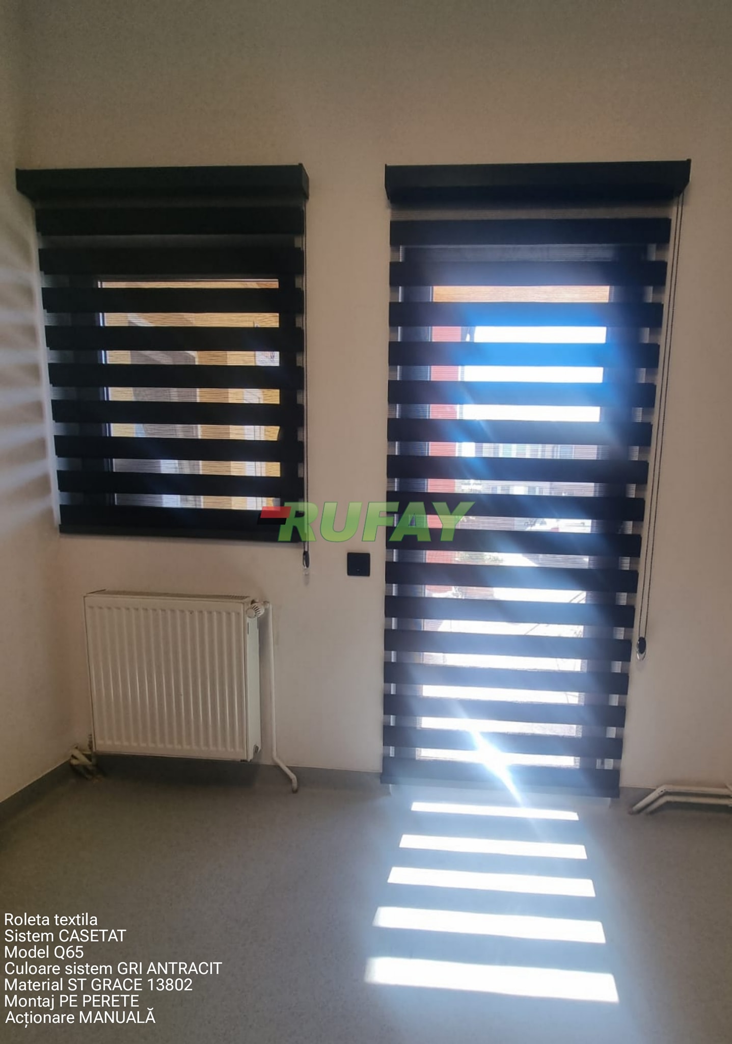 RUFAY__Roleta_textila__Day&Night__ ZI&Noapte_Zebre__casetata__QBOX65__ST_Grace_13802__ANTRACIT__montaj_PERETE__actionare__MANUALA__003